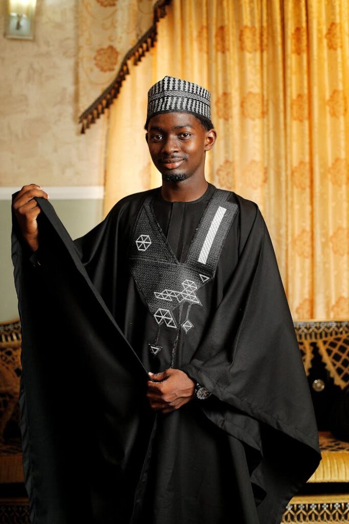 Walid in Hausa Attire for Eid